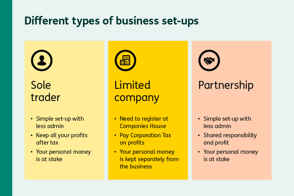 Panels explaining salary and dividend payments and associated tax responsibilities.